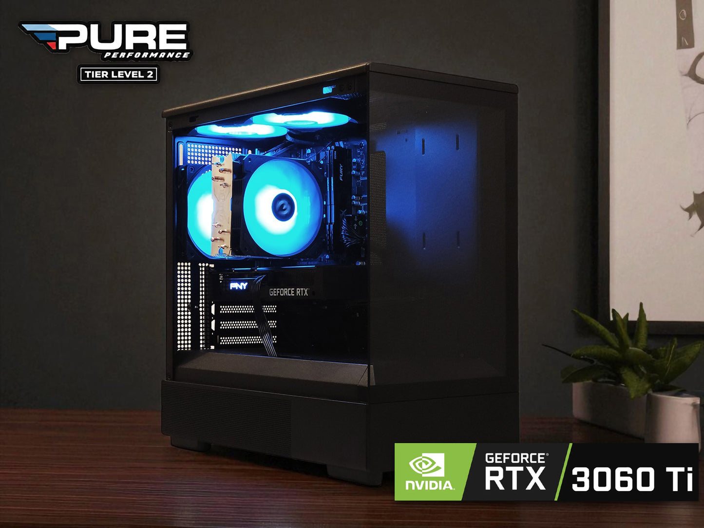 š Gaming PC | GeForce RTX 3060 Ti | Ryzen 5 5500 | 32GB RAM | 1TB NVME M.2 SSD | WIFI | Win 11 Pro