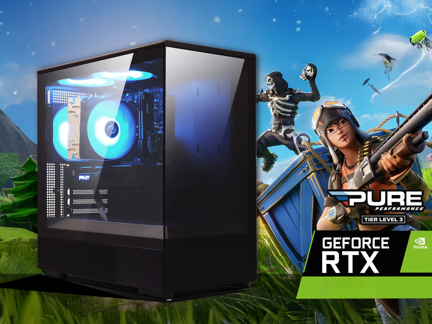 š® Gaming PC | GeForce RTX 3050 8GB | Ryzen 5 3500 | 16GB RAM | 1TB NVME M.2 | WIFI | WIN 11 Pro