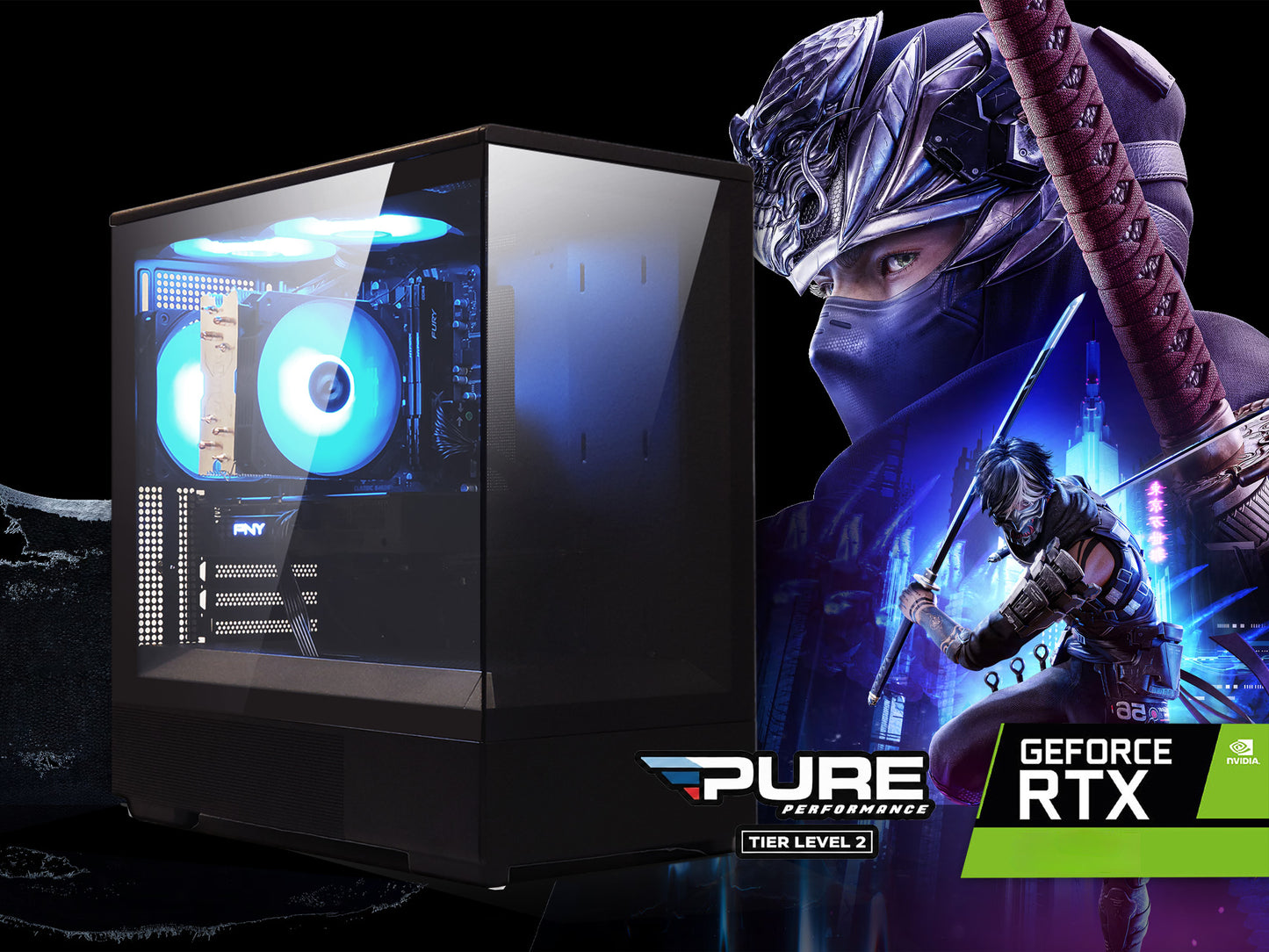 ⚔️ Gaming PC | GeForce RTX 3070 | Ryzen 5 5500 | 32GB RAM | 1TB NVME M.2 SSD | WIFI | Win 11 Pro