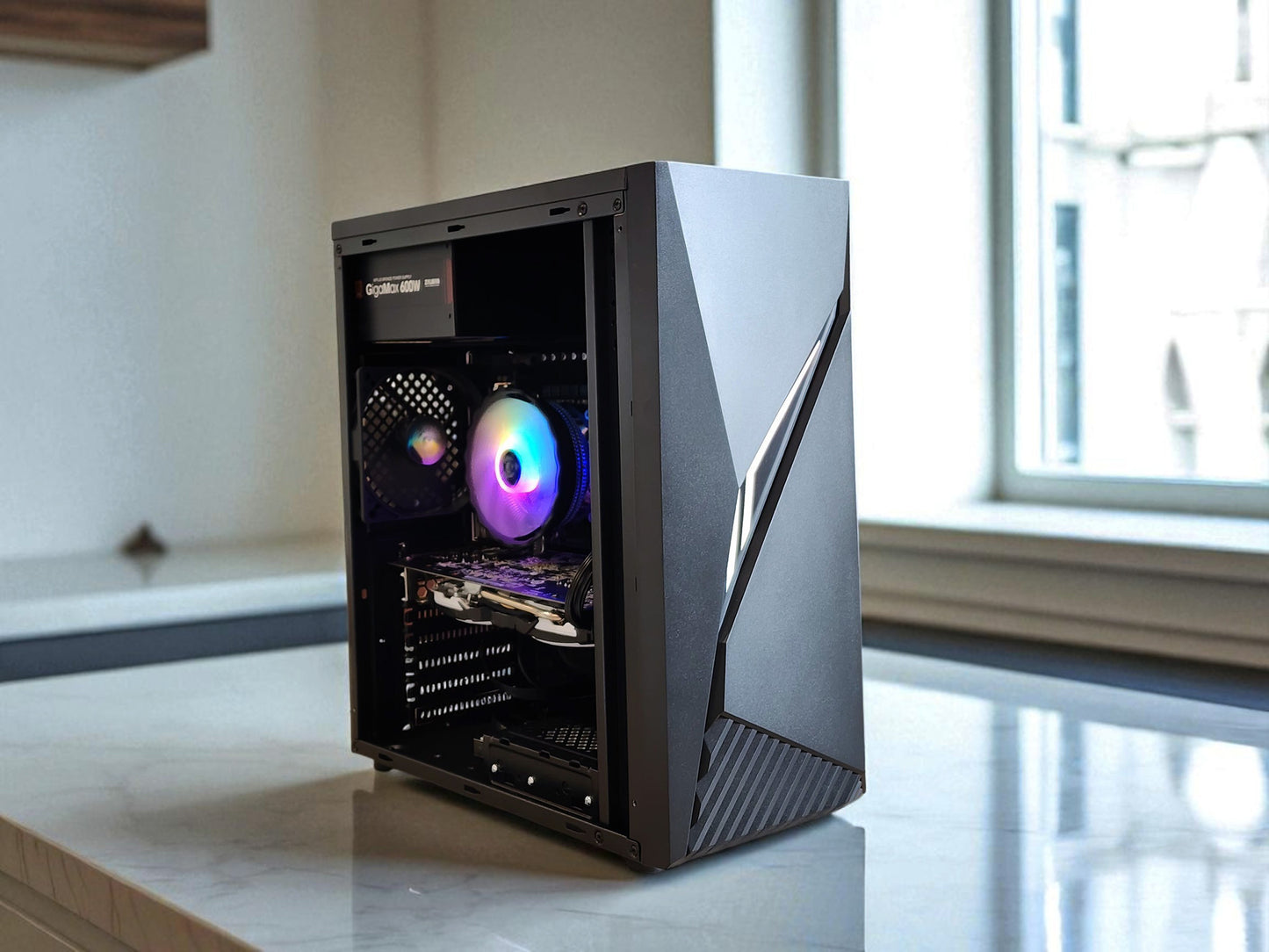 š® Budget Gaming PC | AMD Radeon RX 580 | Intel Xeon E5 8-Core | 16GB RAM | 256GB M.2 + 500GB | WIFI