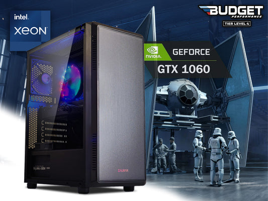 🛸 Budget Gaming PC | GeForce GTX 1060 | Intel Xeon E5 8-Core | 16GB RAM | 256GB M.2 + 500GB | WIFI