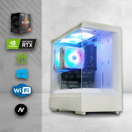 🧊 Gaming PC | GeForce RTX 2060 | Ryzen 5 3400GE | 16GB RAM | 512GB NVME M.2 | WIFI | Win 11 Pro